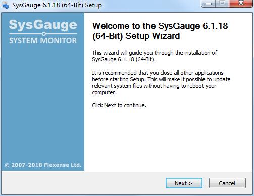 SysGauge(电脑硬件监测) 6.1.18 官方版