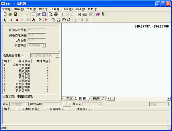 NWC图形平差系统