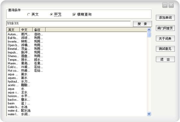 泵阀词典