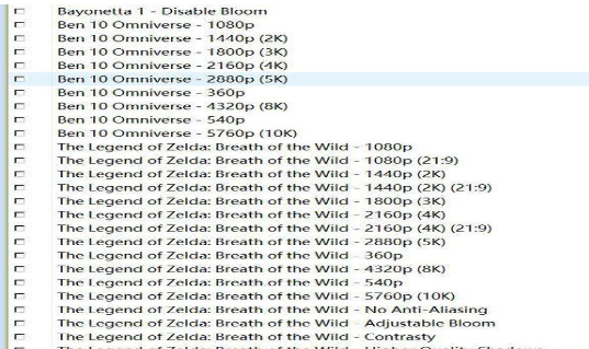 wiiu模拟器cemu分辨率设置补丁+画质补丁整合包