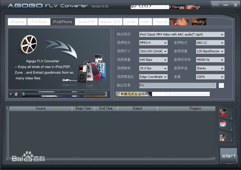 Agogo FLV Converter