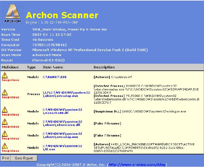 Archon Scanner