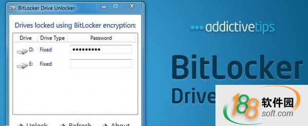 硬盘分区加密|BitLocker Drives Unlocker