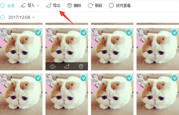 导出照片