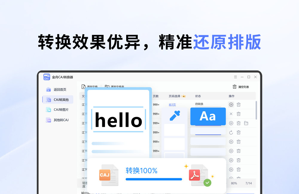 金舟CAJ转换器