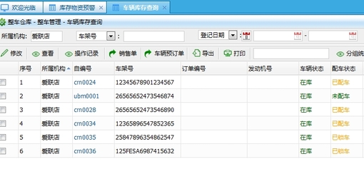 3CS汽车4S店管理系统