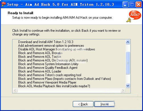 Aim Ad Hack