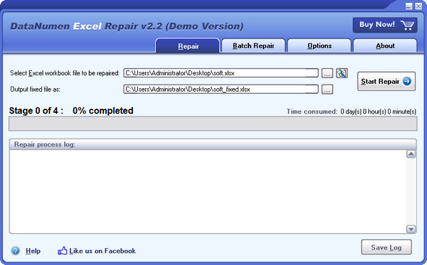 excel修复工具DataNumen Excel Repair