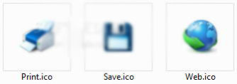Blue Icon Library
