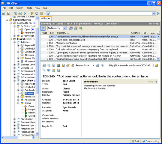 Jira Client Lite